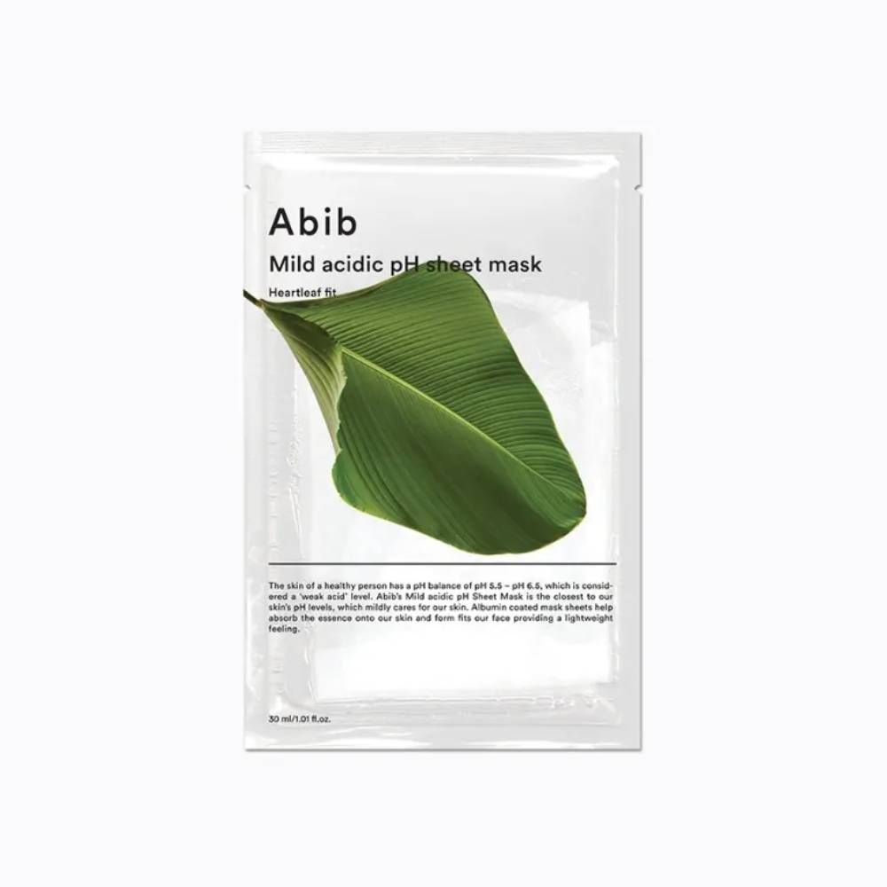 弱酸性魚腥草面膜丨30ml x 10P丨Abib丨韓國